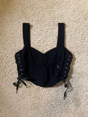 Forever21 Lace Up Corset Top
